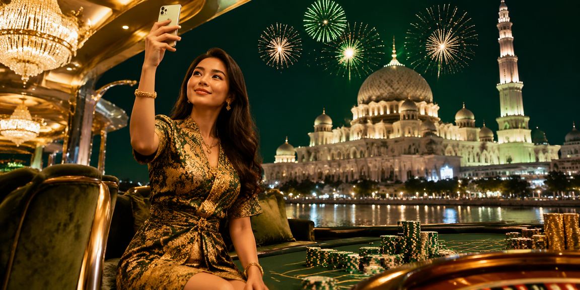 Antara muka kasino mudah alih Putrajaya dengan rekabentuk batik tempatan yang elegan